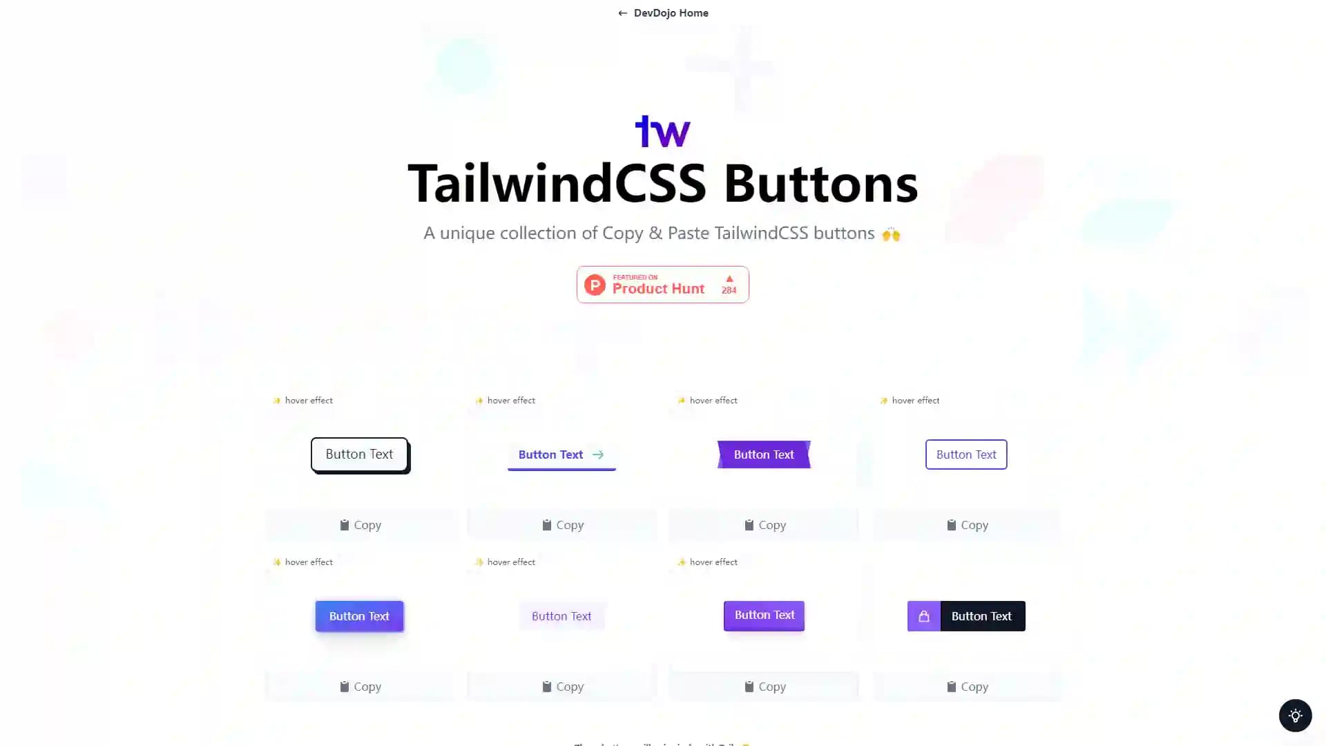 TailwindCSS Buttons